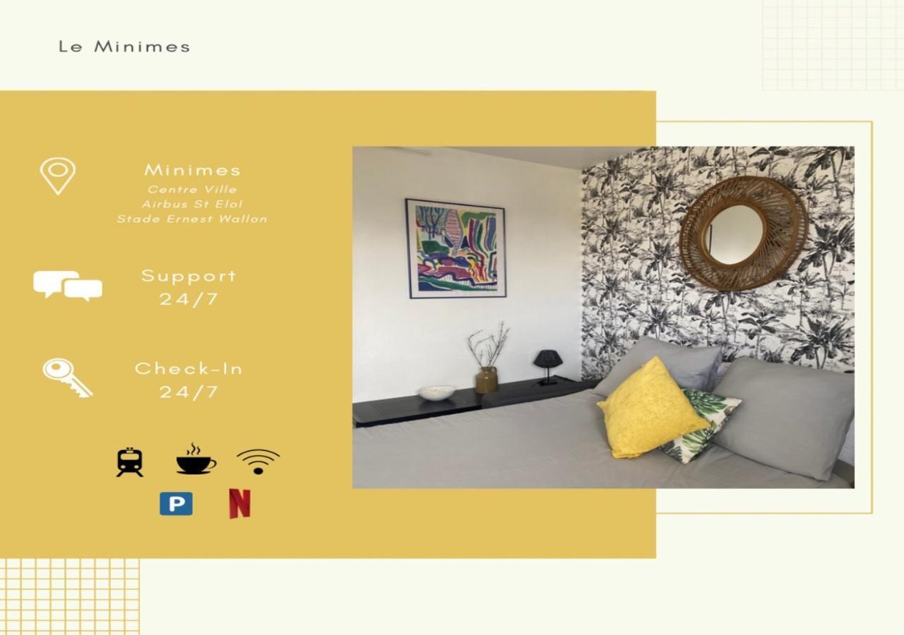 Minimes - Metro 5 Min - Parking Prive - Entree Autonome Apartment Toulouse